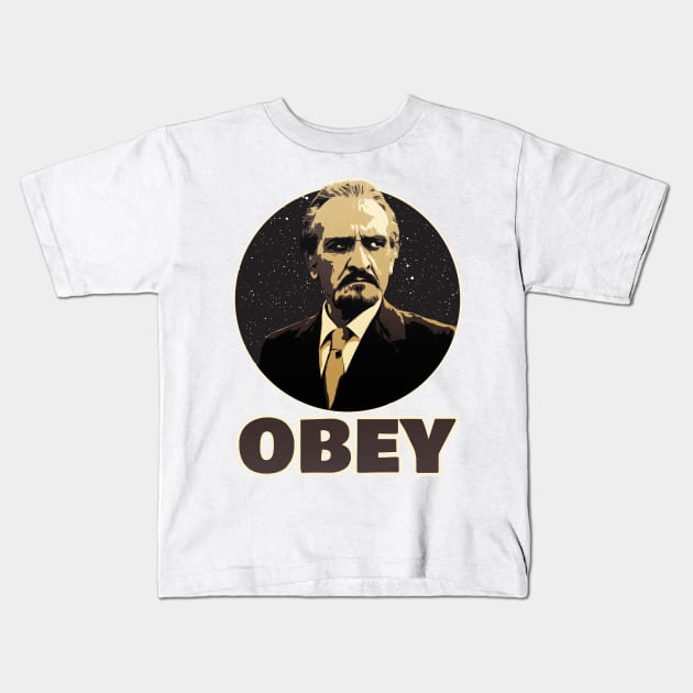 Obey the Master Kids T-Shirt by BeyondGraphic